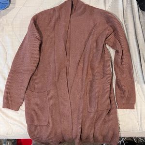 Thick soft cardigan.